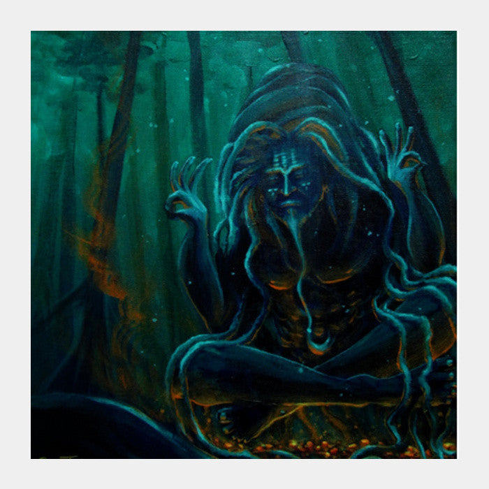 Square Art Prints, Om Namah Shivaya - Painting Square Art Prints