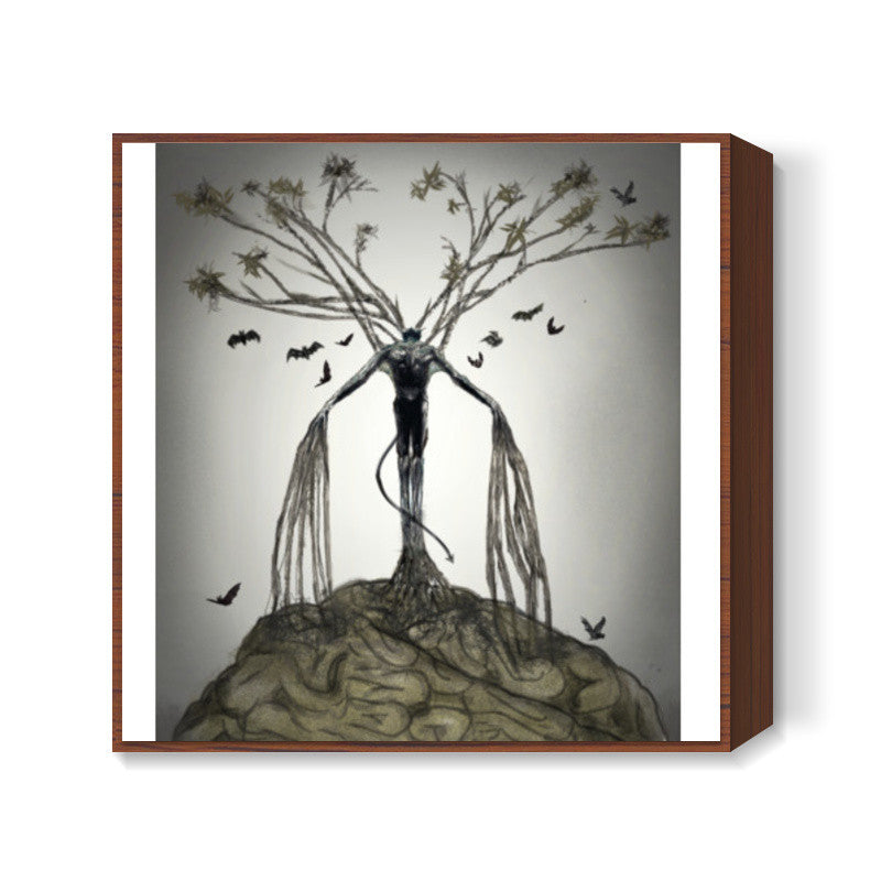 The Tree of Lust Square Art Prints