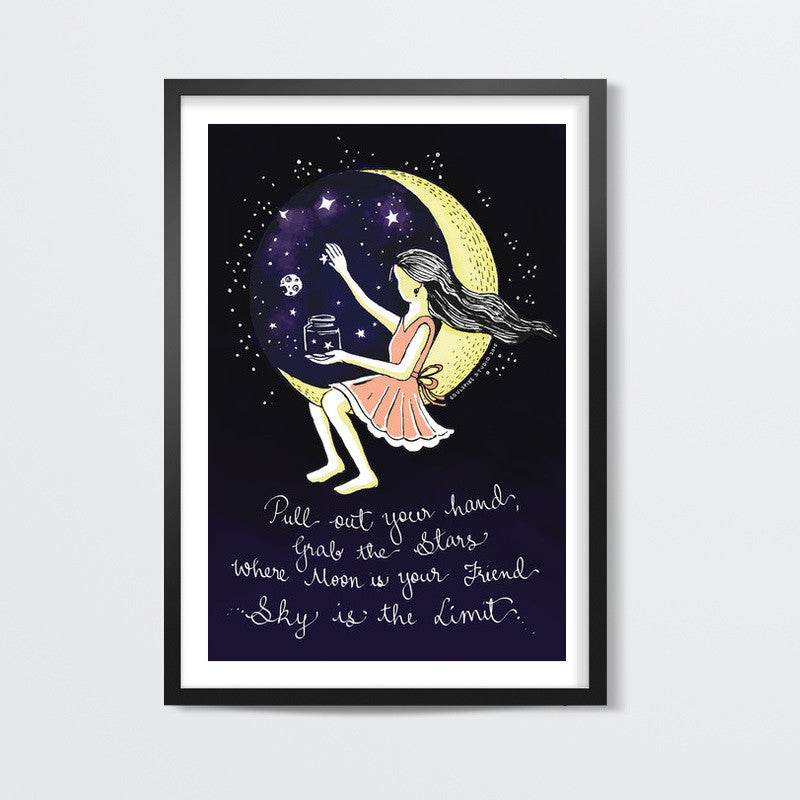 The Dream ygirl Series Sky is the Limit Wall Art