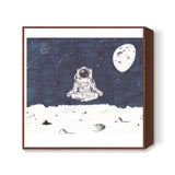 Meditating Yogi astronaut