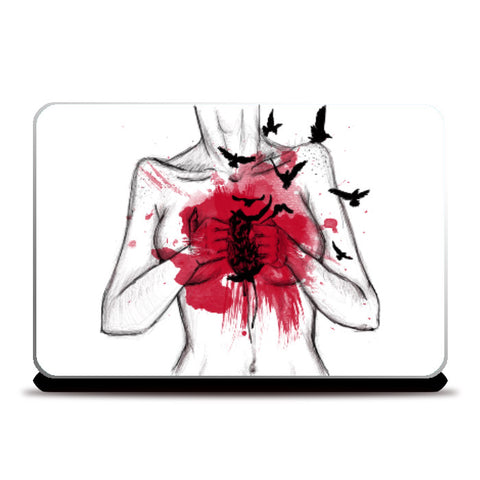 Laptop Skins, Heart Less Moto E Case