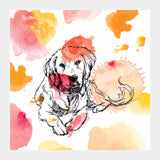 Square Art Prints, Oh My Dog | Lotta Farber Square Art