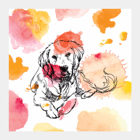 Square Art Prints, Oh My Dog | Lotta Farber Square Art