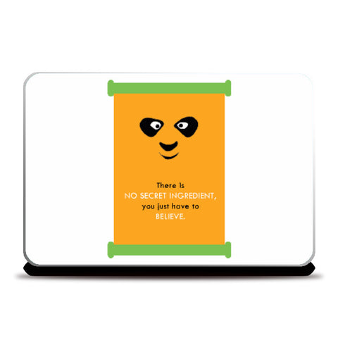 Laptop Skins, Kung Fu Panda Minimal Believe | Darshan Gajara, - PosterGully