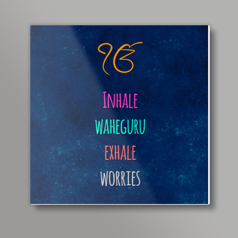 Waheguru Square Art Prints