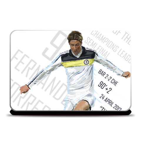 Laptop Skins, Fernando Torres - Chelsea v Barca