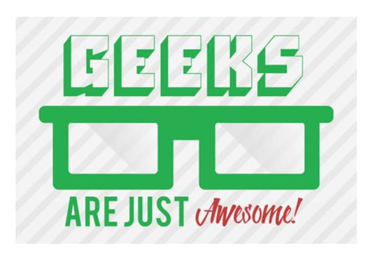 PosterGully Specials, Geeks are awesome! Wall Art