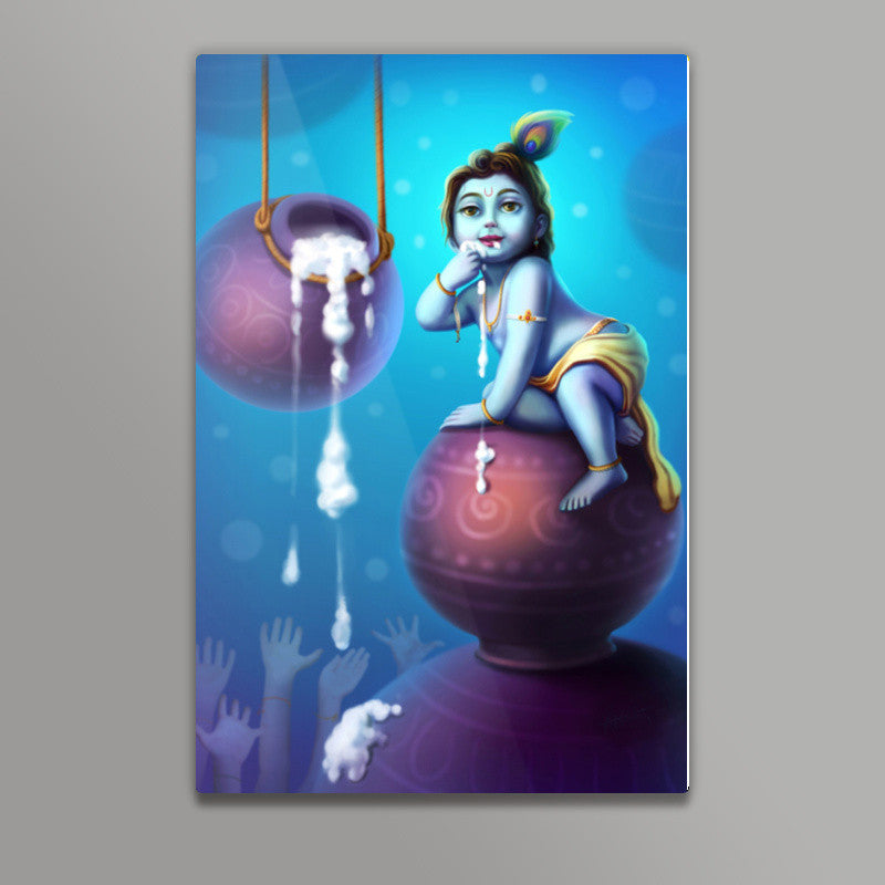 Little Krishana Wall Art