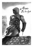 Wall Art, Assassins Creed Altair Sketch Wall Art