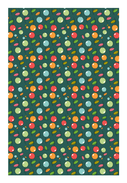 Cherry Fruit Seamless Pattern Art PosterGully Specials