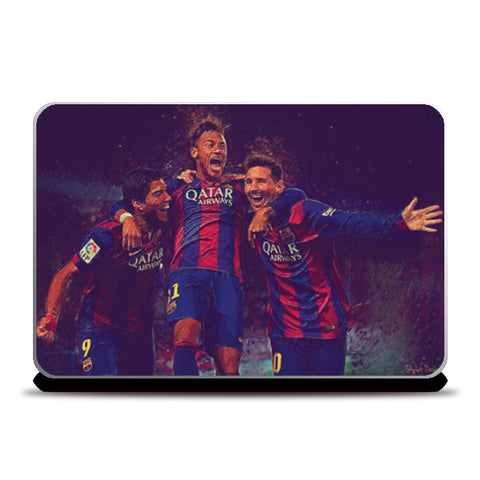 Messi Suarez Neymar Barcelona Laptop Skins