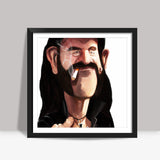 Motorhead | Lemmy Kilmister | Caricature Square Art Prints