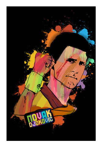 Novak Djokovic Art PosterGully Specials