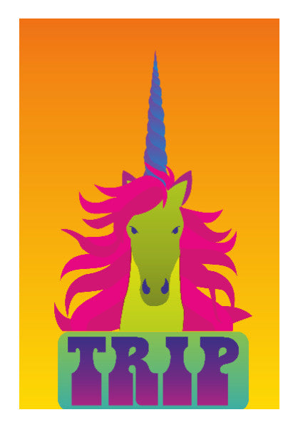 Wall Art, Trip says the unicorn Poster | Dhwani Mankad, - PosterGully