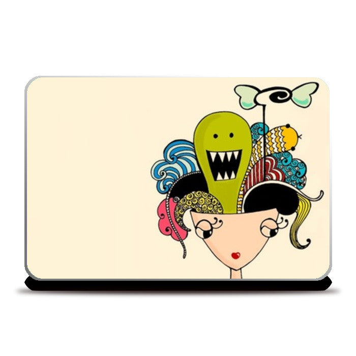 Laptop Skins, A thoughtful mind Laptop Skins