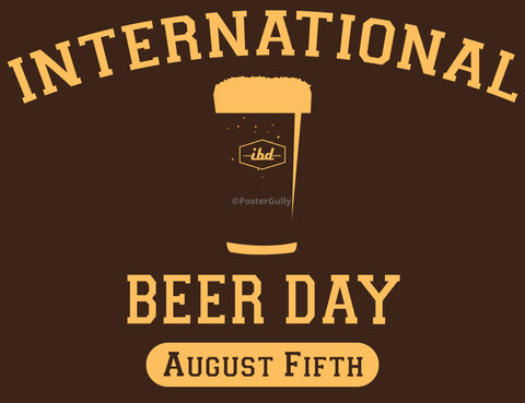 Wall Art, International Beer Day, - PosterGully