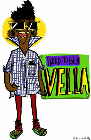 Wall Art, Proud To Be A Vella, - PosterGully