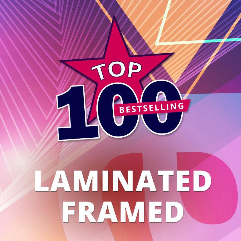 Top 100 Laminated Framed Prints - PosterGully