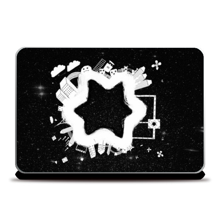 Laptop skins with star