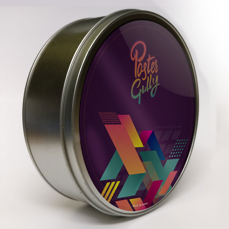 Designer Storage Tin Can