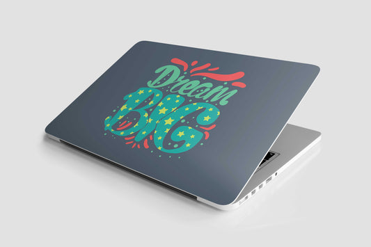 Dream Big Cute Artwork Laptop Skin