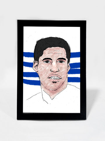 Framed Art, Luis Suárez Art Print Soccer #footballfan | Framed Art, - PosterGully