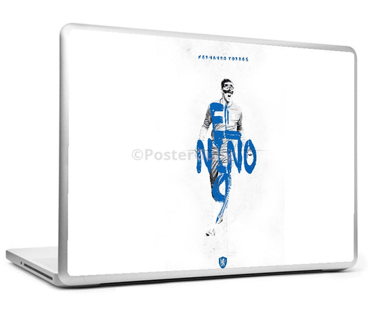 Laptop Skins, Fernando Torres Chelsea Minimal Football Art Laptop Skin, - PosterGully