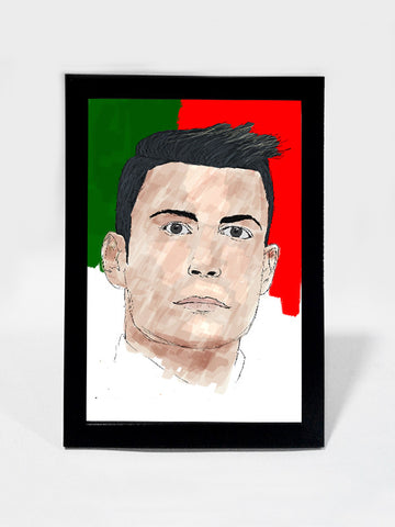 Framed Art, Ronaldo Art Print Soccer #footballfan | Framed Art, - PosterGully