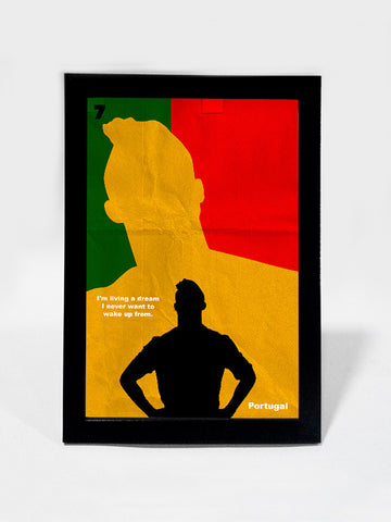 Framed Art, Ronaldo Living Portugal Soccer #footballfan | Framed Art, - PosterGully