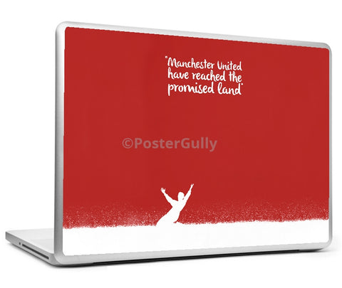 Laptop Skins, Manchester United Reached Pomised Land Laptop Skin, - PosterGully