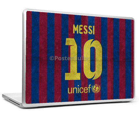 Laptop Skins, Messi No. 10 Minimal Football Art Laptop Skin, - PosterGully