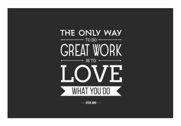 PosterGully Specials, Love What You Do Wall Art