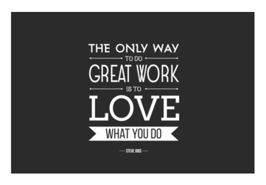 PosterGully Specials, Love What You Do Wall Art