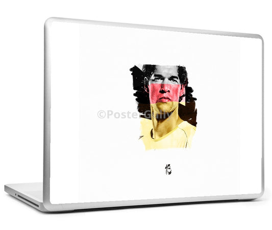 Laptop Skins, Michael Ballack Germany Minimal Art Laptop Skin, - PosterGully