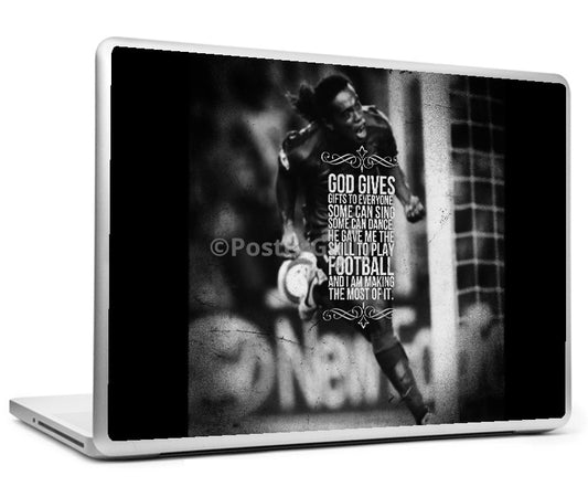 Laptop Skins, Ronaldhino Minimal Art Laptop Skin, - PosterGully