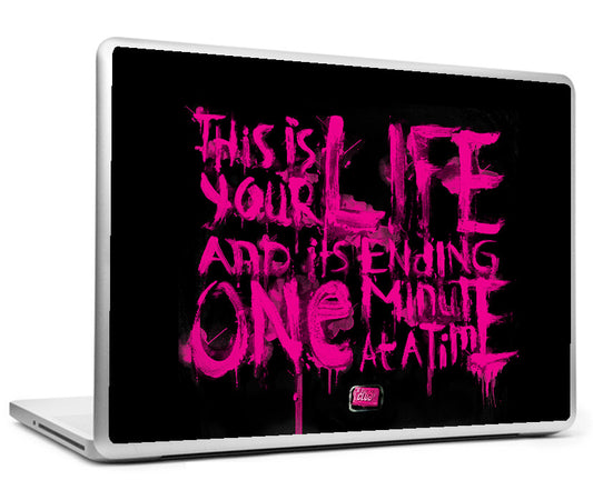 Laptop Skins, Fight Club Black & Purple Artwork Laptop Skin, - PosterGully