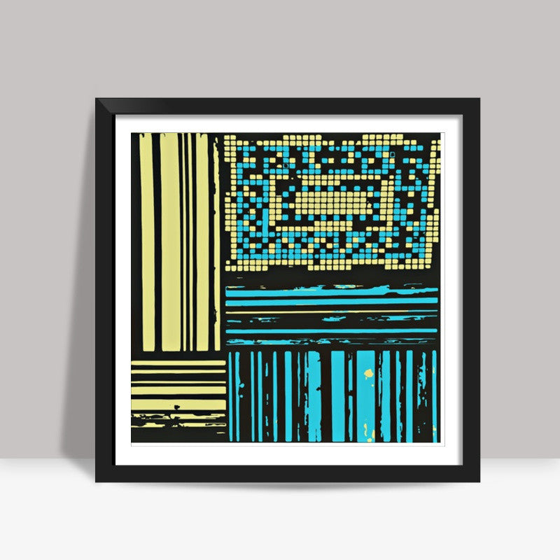 Abstract Lines Boxes Square Art Prints