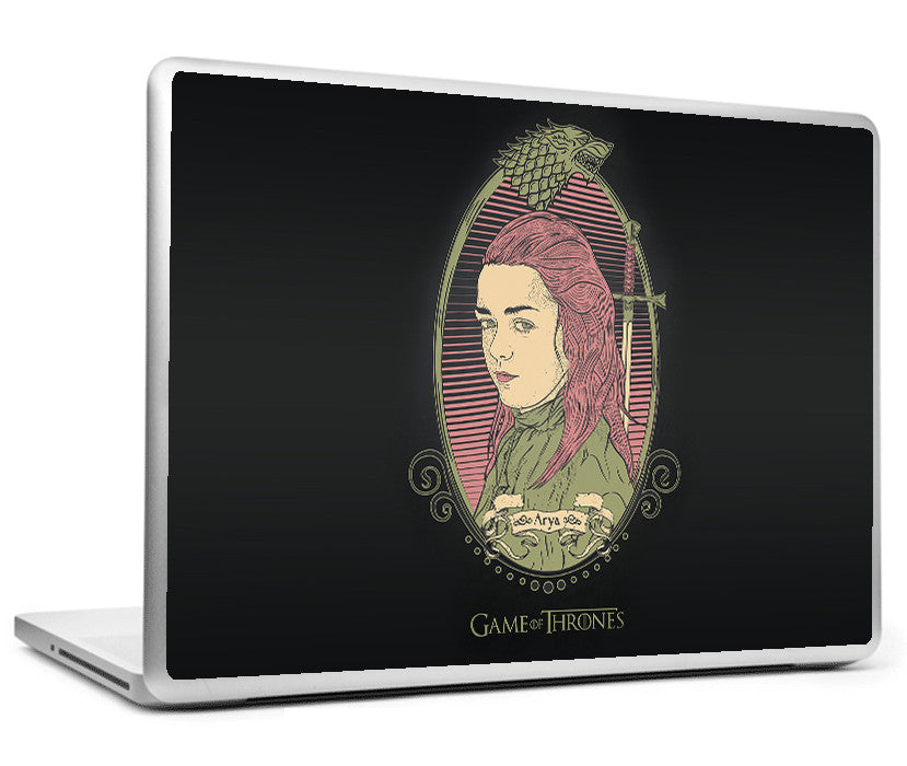 Laptop Skins, Arya Game Of Thrones RJ Artworks Laptop Skin, - PosterGully