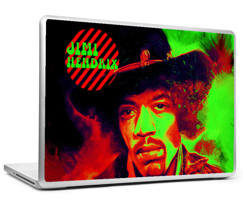 Laptop Skins, Jimi Hendrix RJArtworks Laptop Skin, - PosterGully