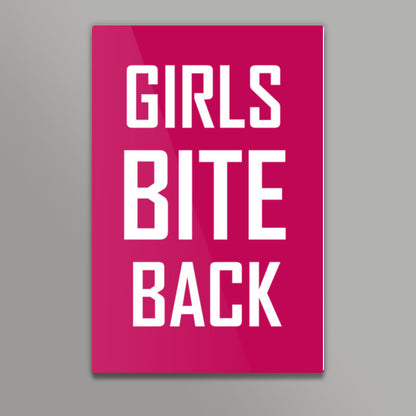 GIRLS BITE BACK Wall Art