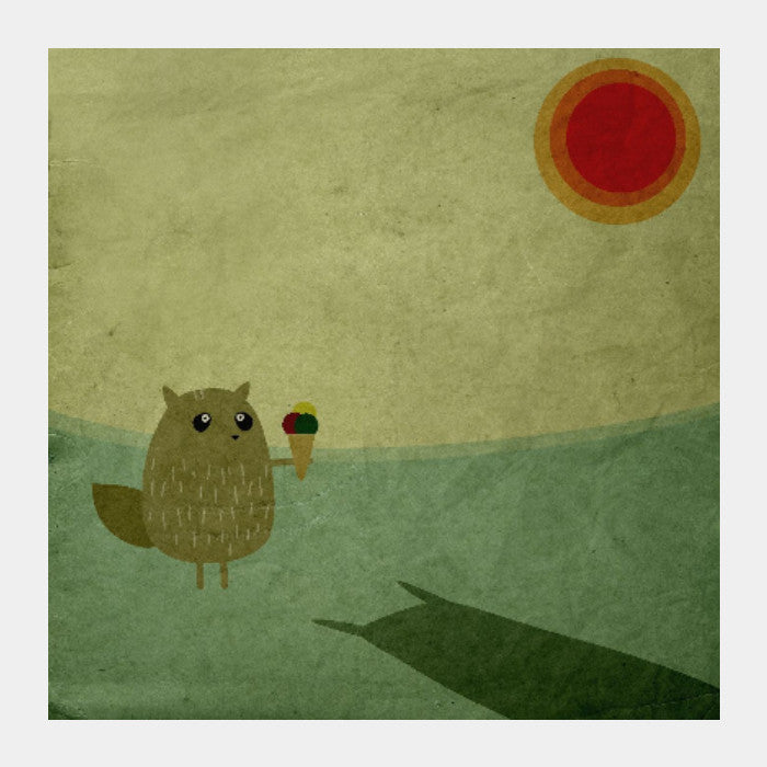 Square Art Prints, That Guilty Feeling Square Art