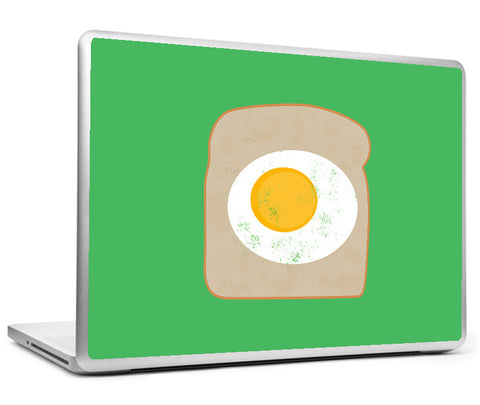 Laptop Skins, Egg On Bread Laptop Skin, - PosterGully