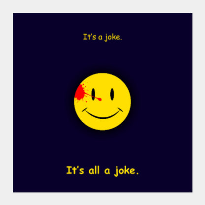 Square Art Prints, It's a joke Square Art | Loco Lobo, - PosterGully