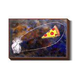 Pizza is bae Wall Art