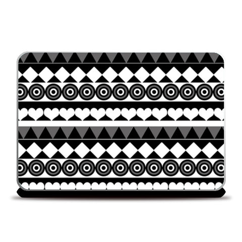 Black & White Pattern Laptop Skins
