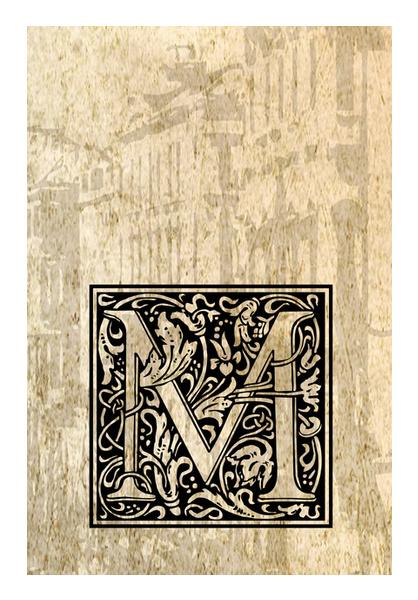 Ornate M Wall Art PosterGully Specials