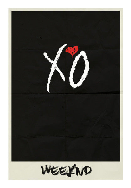 WEEKND -XO MINIMAL ALBUM ART Wall Art