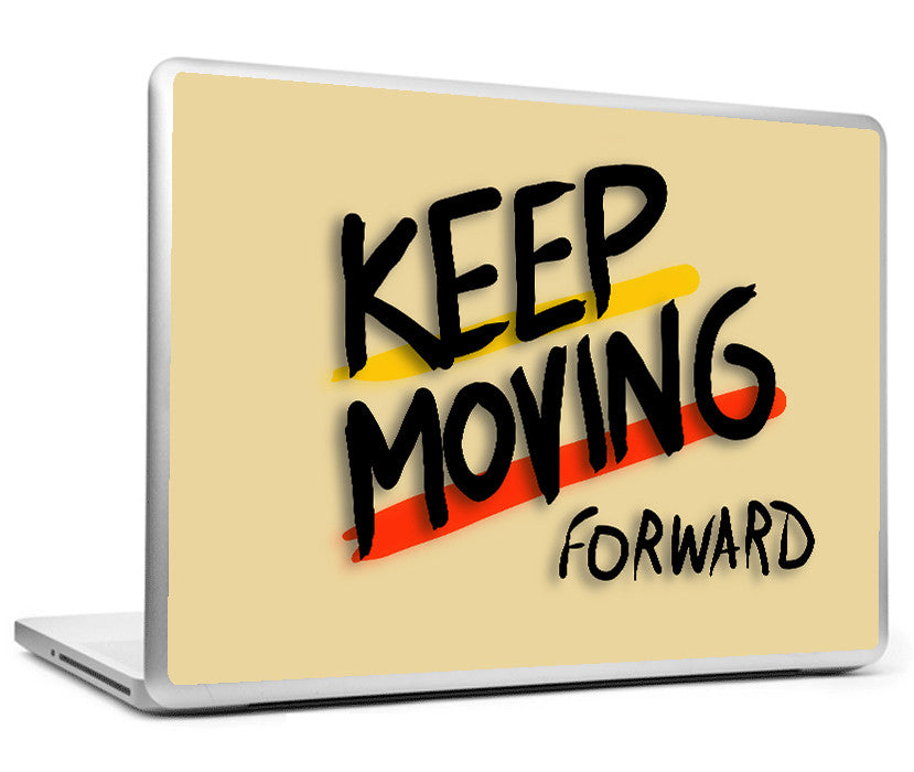 Laptop Skins, Keep Moving Forward - Type Laptop Skin, - PosterGully