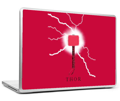 Laptop Skins, Thor Hammer - Red Laptop Skin, - PosterGully