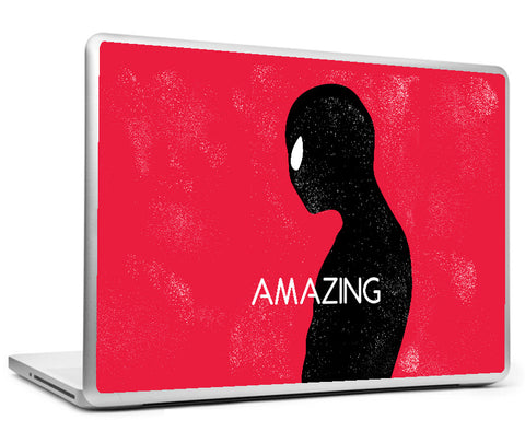 Laptop Skins, Amazing Spiderman Minimal Laptop Skin, - PosterGully